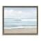 Stupell Industries Soothing Beach Waves Framed Floater Canvas Wall Art Design by Mike Calascibetta